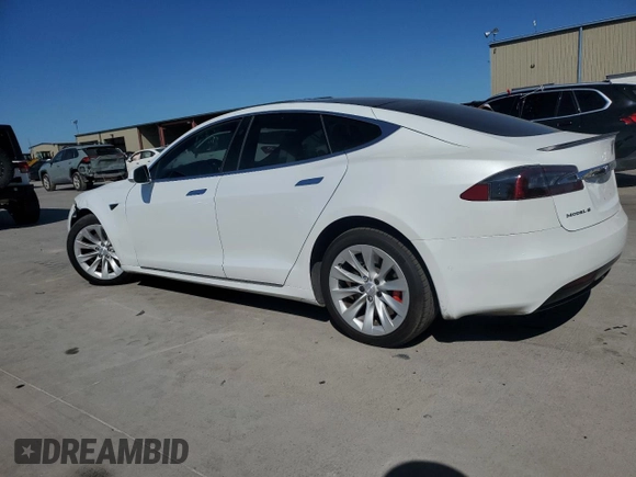 2016 Tesla Model S 90D with VIN 5YJSA1E49GF159988, listed as a Copart auction lot 76457024 with Not Provided miles and Salvage Title. Bid and sale history available at DreamBid. Image 2.