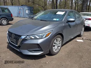 2020 Nissan Sentra S with VIN 3N1AB8BV2LY222901, listed as a IAAI auction lot 42122487 with 64,551 mi miles. Bid and sale history available at carsss.com. Image 2.