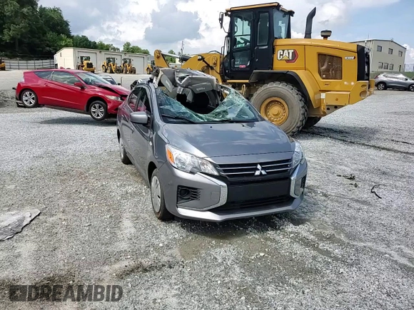 2022 Mitsubishi Mirage ES with VIN ML32FUFJ6NHF09202, listed as a Copart auction lot 60522215 with 29,785 mi miles and Salvage title. Bid and sale history available at DreamBid. Image 13.