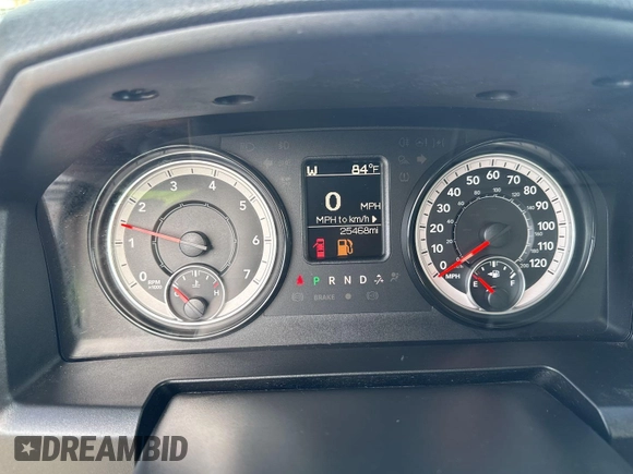 2023 Ram 1500 Tradesman with VIN 1C6RR7ST9PS531443, listed as a IAAI auction lot 42879268 with 25,467 mi miles and . Bid and sale history available at DreamBid. Image 1.
