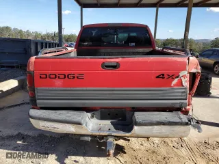 2000 Dodge Ram 1500 with VIN 3B7HF13Z8YG161348, listed as a Copart auction lot 41558035 with 0 mi miles and Salvage Title. Bid and sale history available at carsss.com. Image 6.