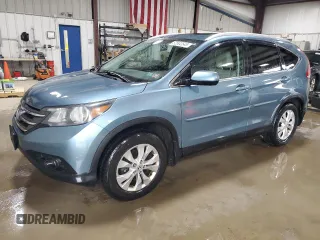2013 Honda CR-V EX-L with VIN 5J6RM4H71DL033219, listed as a Copart auction lot 52602545 with 120,312 mi miles and Salvage Title. Bid and sale history available at carsss.com. Image 1.