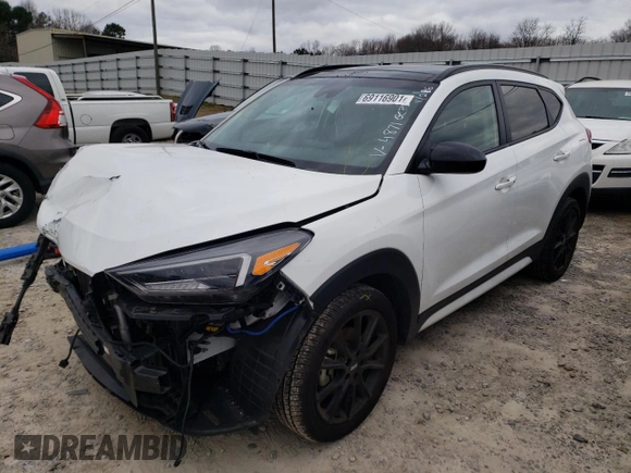 2019 Hyundai Tucson Ultimate z VIN KM8J3CAL0KU964871, wystawiony jako Copart lot #69116901 z przebiegiem 53 683 mil mil oraz . Historia ofert i sprzedaży dostępna na DreamBid. Obrazek 2.