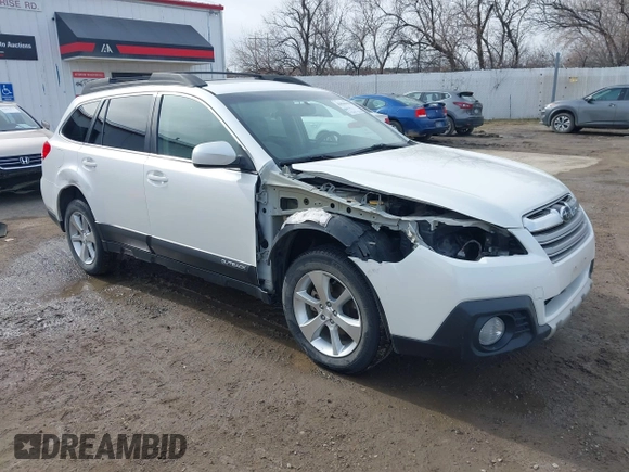 2014 Subaru Outback Limited with VIN 4S4BRBLCXE3313154, listed as a IAAI auction lot 41830358 with 127,652 mi miles and . Bid and sale history available at DreamBid. Image 1.