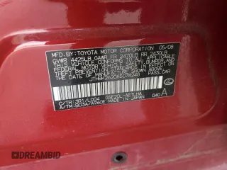 2008 Lexus IS 250 with VIN JTHBK262085078248, listed as a Copart auction lot 62390125 with 132,231 mi miles and Salvage title. Bid and sale history available at DreamBid. Image 12.