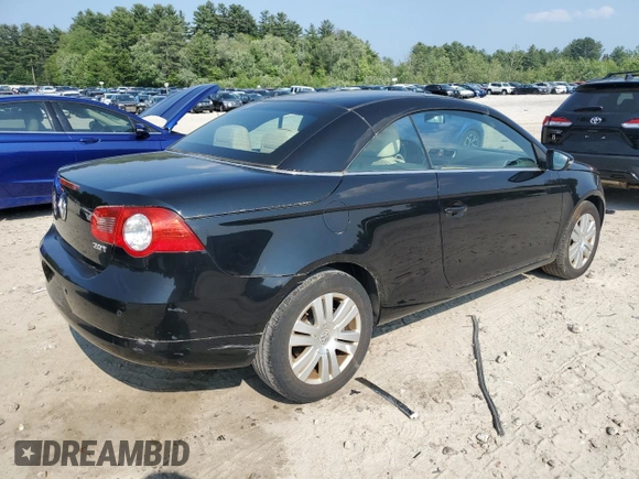 2009 Volkswagen Eos Komfort с VIN WVWBA71F99V016053, выставлен на аукционе Copart как лот 61002885 с пробегом 90 768 миль миль и Чистый • Clean title. История ставок и продаж доступна на DreamBid. Изображение 3.