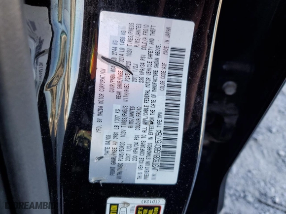 2008 Mazda CX-9 Sport with VIN JM3TB38V980157764, listed as a Copart auction lot 83640414 with 0 mi miles and Salvage Title. Bid and sale history available at carsss.com. Image 15.