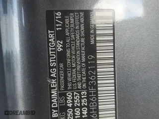 2017 Mercedes-Benz E-Class E 400 with VIN WDDKJ6HB6HF362119, listed as a Copart auction lot 58039884 with 99,014 mi miles and Salvage Title. Bid and sale history available at carsss.com. Image 13.