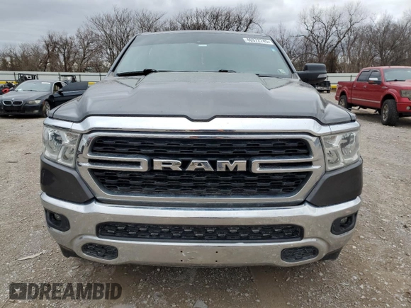 2023 Ram 1500 Big Horn with VIN 1C6RRFBG9PN558279, listed as a Copart auction lot 46972745 with 95,001 mi miles and Salvage Title. Bid and sale history available at carsss.com. Image 5.