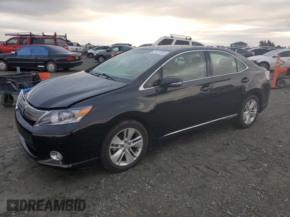 2011 Lexus HS 250h with VIN JTHBB1BA9B2043899, listed as a Copart auction lot 79117634 with 81,481 mi miles and Salvage Title. Bid and sale history available at DreamBid. Image 1.