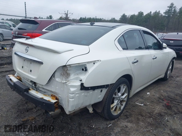 2014 Nissan Maxima S with VIN 1N4AA5AP5EC909115, listed as a IAAI auction lot 42016052 with 125,851 mi miles and . Bid and sale history available at DreamBid. Image 4.