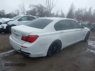 2015 BMW 7 Series 750Li xDrive with VIN WBAYF8C58FD655044, listed as a IAAI auction lot 41847227 with Not Provided miles and . Bid and sale history available at carsss.com. Image 4.