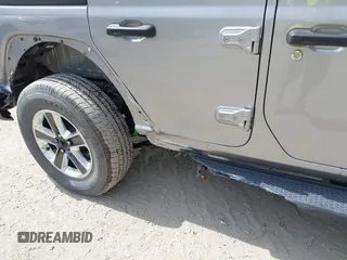 2018 Jeep Wrangler Unlimited Sahara with VIN 1C4HJXEG4JW141540, listed as a IAAI auction lot 42148402 with 43,909 mi miles and . Bid and sale history available at DreamBid. Image 17.
