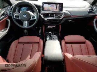 2024 BMW X4 M40i with VIN 5UX43DT05R9U46776, listed as a Copart auction lot 55015005 with 38,692 mi miles and Salvage title. Bid and sale history available at DreamBid. Image 8.