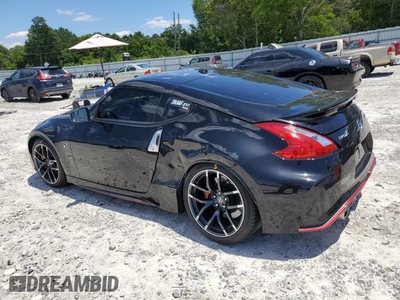 2016 Nissan 370Z NISMO Tech with VIN JN1AZ4EH2GM935087, listed as a Copart auction lot 58222714 with 41,088 mi miles and Salvage Title. Bid and sale history available at carsss.com. Image 2.