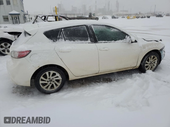 2013 Mazda 3 GX with VIN JM1BL1KF5D1803779, listed as a Copart auction lot 42116345 with 252,558 mi miles and Salvage Title. Bid and sale history available at carsss.com. Image 3.