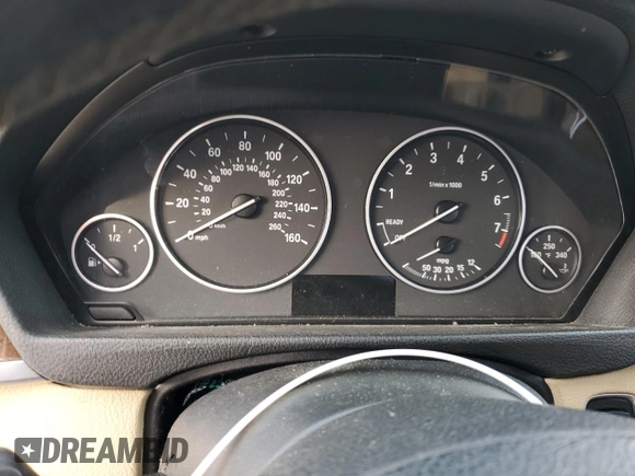 2015 BMW 3 Series 320i with VIN WBA3B1C54FK137747, listed as a Copart auction lot 42174305 with 0 mi miles and Salvage Title. Bid and sale history available at carsss.com. Image 9.