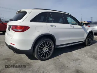 2016 Mercedes-Benz GLC with VIN WDC0G4JB2GF041749, listed as a Copart auction lot 46801815 with 104,847 mi miles and Salvage Title. Bid and sale history available at carsss.com. Image 3.