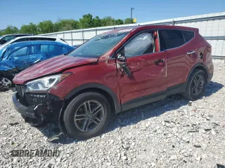 2017 Hyundai Santa Fe 2.4L with VIN 5XYZT3LB6HG491077, listed as a Copart auction lot 56378895 with Not provided miles and Salvage title. Bid and sale history available at DreamBid. Image 1.