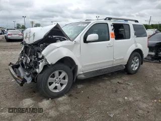 2008 Nissan Pathfinder SE with VIN 5N1AR18B88C629212, listed as a Copart auction lot 57483945 with Not provided miles and Salvage title. Bid and sale history available at DreamBid. Image 1.