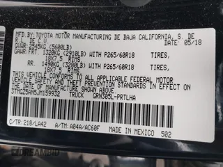 2018 Toyota Tacoma SR with VIN 3TMGZ5AN5JM159932, listed as a IAAI auction lot 41731655 with 138,780 mi miles. Bid and sale history available at carsss.com. Image 9.