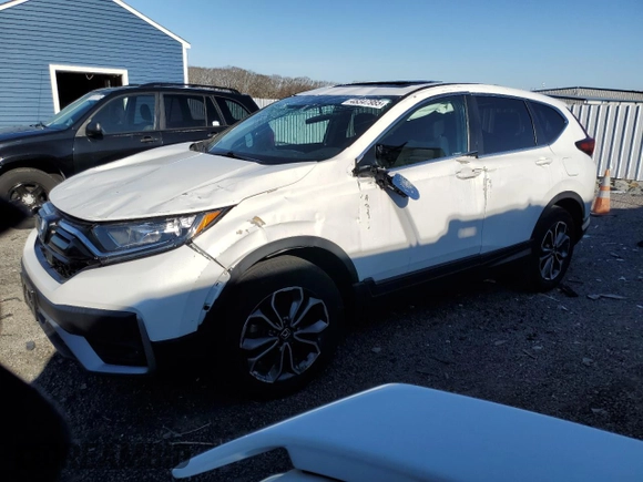 2021 Honda CR-V EX with VIN 2HKRW2H52MH658655, listed as a Copart auction lot 48347985 with 32,272 mi miles and Salvage Title. Bid and sale history available at carsss.com. Image 1.