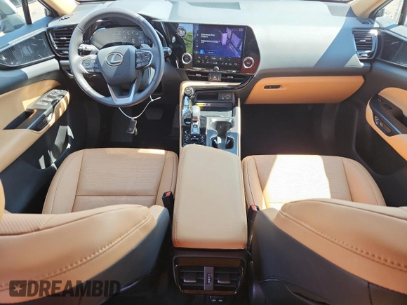2025 Lexus NX 350 z VIN 2T2AGCEZ2SC073402, wystawiony jako Copart lot #63376795 z przebiegiem 4 987 mil mil oraz Szkoda całkowita • Salvage title. Historia ofert i sprzedaży dostępna na DreamBid. Obrazek 8.