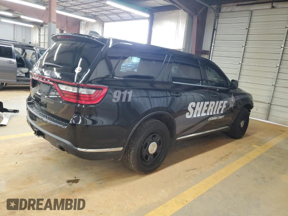 2022 Dodge Durango Pursuit with VIN 1C4SDJFT6NC197735, listed as a Copart auction lot 49824055 with 43,817 mi miles and Salvage title. Bid and sale history available at DreamBid. Image 3.