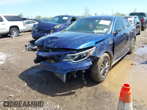 2020 Kia Optima LX with VIN 5XXGT4L38LG407103, listed as a IAAI auction lot 42130742 with 76,841 mi miles and . Bid and sale history available at DreamBid. Image 6.