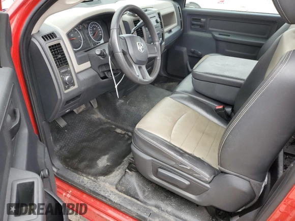2010 Dodge 1500 ST with VIN 3D7JB1EK5AG180304, listed as a Copart auction lot 51411955 with 145,452 mi miles and Salvage Title. Bid and sale history available at carsss.com. Image 8.