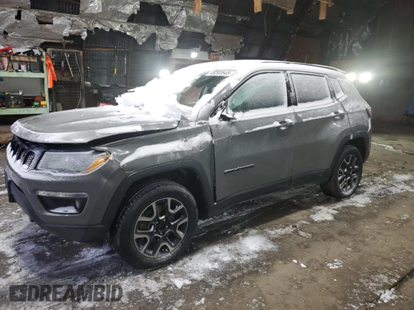 2019 Jeep Compass Sport с VIN 3C4NJDAB8KT703927, выставлен на аукционе Copart как лот 45203545 с пробегом 92 267 миль миль и Списание • Salvage title. История ставок и продаж доступна на DreamBid. Изображение 1.
