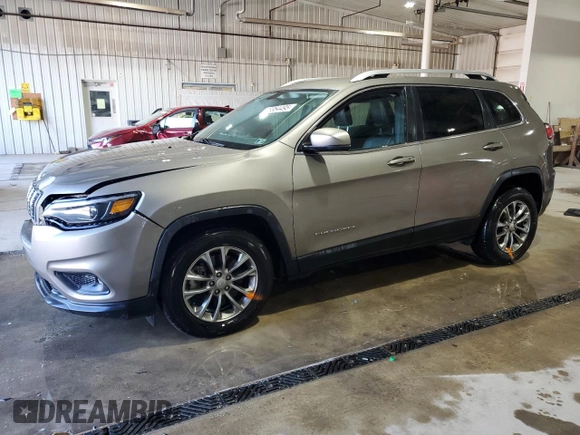 2019 Jeep Cherokee Latitude Plus with VIN 1C4PJMLX3KD343747, listed as a Copart auction lot 48354495 with 93,859 mi miles and Salvage Title. Bid and sale history available at DreamBid. Image 1.
