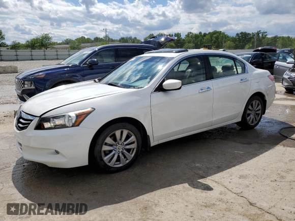 2011 Honda Accord EX-L with VIN 1HGCP3F85BA030486, listed as a Copart auction lot 57491725 with 67,487 mi miles and Non repairable. Bid and sale history available at DreamBid. Image 1.