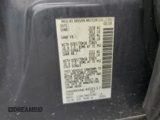 2010 Nissan Frontier SE with VIN 1N6AD0EV4AC402517, listed as a Copart auction lot 62109945 with 407,361 mi miles and Salvage title. Bid and sale history available at DreamBid. Image 12.