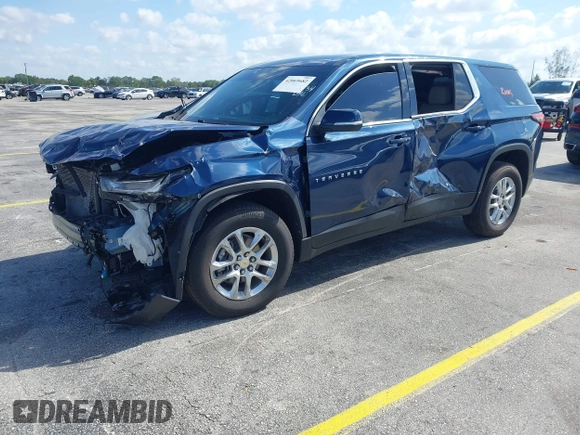 2022 Chevrolet Traverse LS with VIN 1GNERLKWXNJ182507, listed as a IAAI auction lot 42069682 with 34,546 mi miles. Bid and sale history available at carsss.com. Image 19.