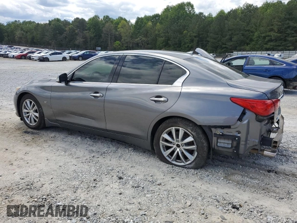 2015 Infiniti Q50 Premium with VIN JN1BV7AP5FM340151, listed as a Copart auction lot 55760705 with 113,794 mi miles and Clean Title. Bid and sale history available at DreamBid. Image 2.