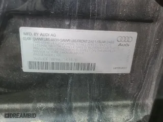 2008 Audi A4 2.0T with VIN WAUDF78E58A141478, listed as a Copart auction lot 52393935 with 144,047 mi miles and Salvage Title. Bid and sale history available at carsss.com. Image 12.