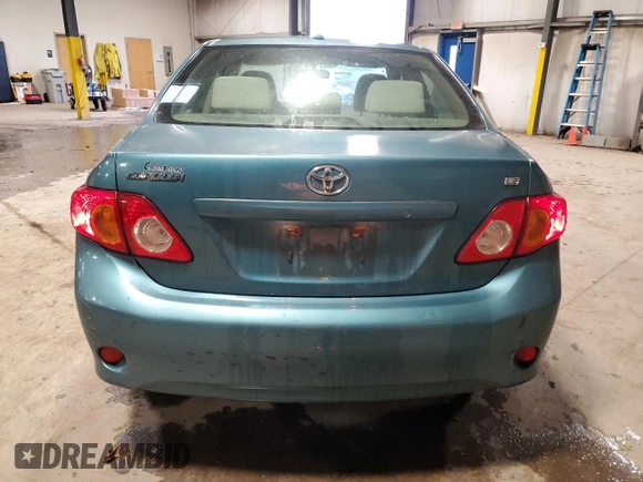 2010 Toyota Corolla with VIN JTDBU4EE7A9121808, listed as a Copart auction lot 57801605 with 114,778 mi miles and Salvage title. Bid and sale history available at DreamBid. Image 6.