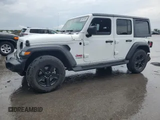 2022 Jeep Wrangler Unlimited Willys with VIN 1C4HJXDN9NW242045, listed as a Copart auction lot 59857985 with 34,970 mi miles and Salvage title. Bid and sale history available at DreamBid. Image 1.