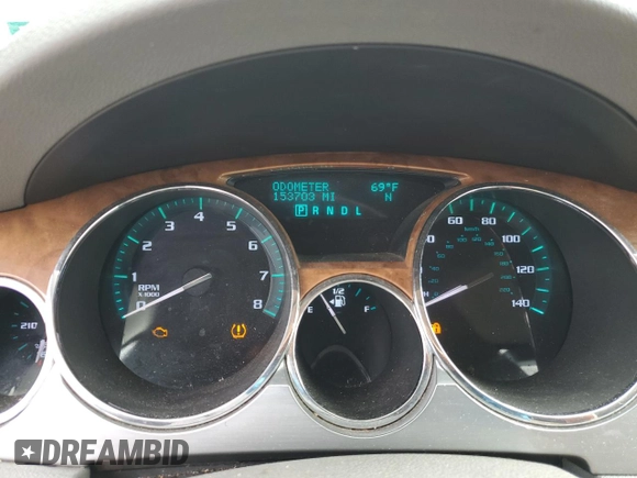 2011 Buick Enclave CXL-1 with VIN 5GAKRBED5BJ133468, listed as a Copart auction lot 53390565 with 153,703 mi miles and Clean Title. Bid and sale history available at carsss.com. Image 9.