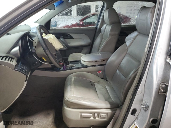 2007 Acura MDX Tech Pkg with VIN 2HNYD28367H552569, listed as a Copart auction lot 44710455 with 0 mi miles and Salvage Title. Bid and sale history available at carsss.com. Image 7.