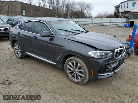 2019 BMW X4 xDrive30i with VIN 5UXUJ3C59KLG53419, listed as a Copart auction lot 44356523 with 0 mi miles. Bid and sale history available at carsss.com. Image 4.