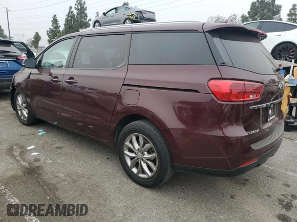 2019 Kia Sedona EX with VIN KNDMB5C10K6516212, listed as a Copart auction lot 86363854 with 67,144 mi miles and Salvage Title. Bid and sale history available at carsss.com. Image 2.
