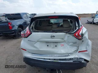 2015 Nissan Murano SL z VIN 5N1AZ2MH5FN213233, wystawiony jako IAAI lot #41869124 z przebiegiem 125 104 mil mil oraz . Historia ofert i sprzedaży dostępna na DreamBid. Obrazek 6.