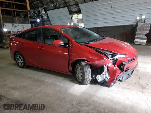 2019 Toyota Prius LE z VIN JTDL9RFU3K3005566, wystawiony jako Copart lot #73356914 z przebiegiem 49 028 mil mil oraz Nie do naprawy • Non repairable. Historia ofert i sprzedaży dostępna na DreamBid. Obrazek 4.