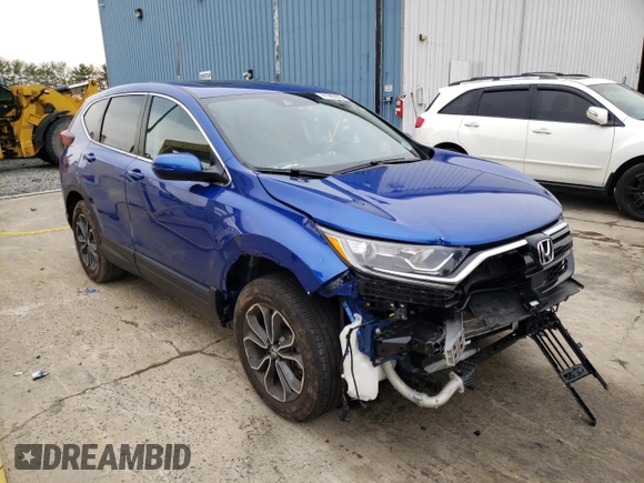 2021 Honda CR-V EX-L with VIN 7FARW2H86ME020941, listed as a Copart auction lot 41989003 with 13,772 mi miles. Bid and sale history available at carsss.com. Image 4.