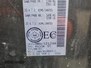 2014 Infiniti QX60 Hybrid with VIN 5N1CL0MM9EC521298, listed as a Copart auction lot 48987395 with 171,334 mi miles and Salvage Title. Bid and sale history available at DreamBid. Image 13.