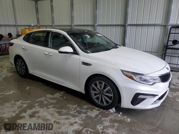 2020 Kia Optima EX Premium with VIN 5XXGU4L12LG429349, listed as a Copart auction lot 44547345 with 82,308 mi miles and Clean Title. Bid and sale history available at carsss.com. Image 4.