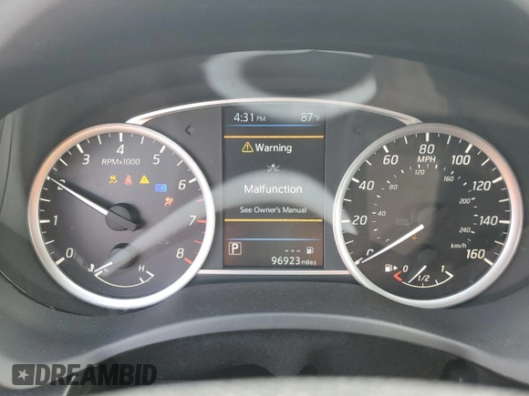 2019 Nissan Sentra SV z VIN 3N1AB7AP8KY339622, wystawiony jako Copart lot #52607015 z przebiegiem 96 923 mil mil oraz Nie do naprawy • Non repairable. Historia ofert i sprzedaży dostępna na DreamBid. Obrazek 9.