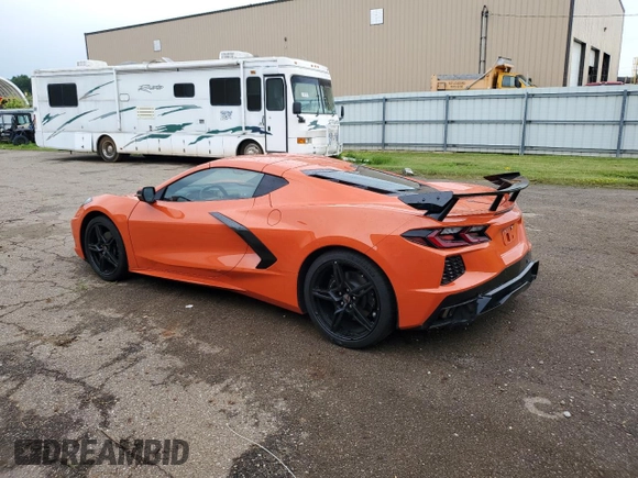 2021 Chevrolet Corvette 2LT with VIN 1G1YB2D44M5113070, listed as a Copart auction lot 63817055 with 11,246 mi miles and Clean title. Bid and sale history available at DreamBid. Image 2.